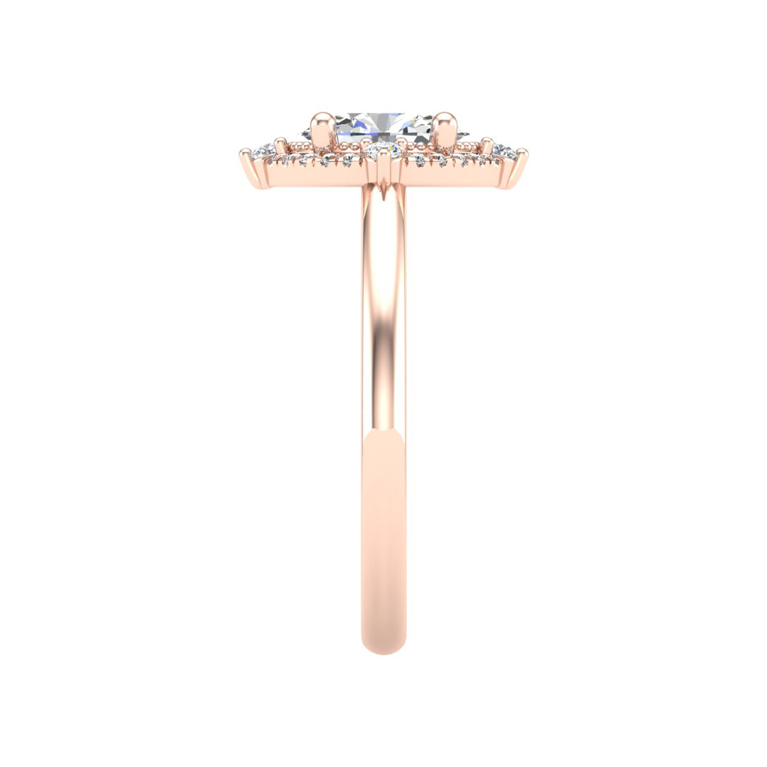 Reign Halo Engagement Ring